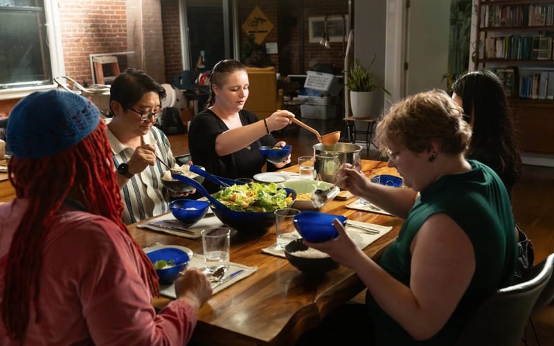 A warm, welcoming home interior — a safe haven